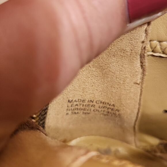 Michael Kors Women's "Uma" Tan Laser Cut Suede Boho Ankle Boots Booties Size 8.5 - Picture 11 of 11